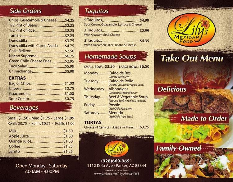 Lilly's Mexican Food - Parker, AZ