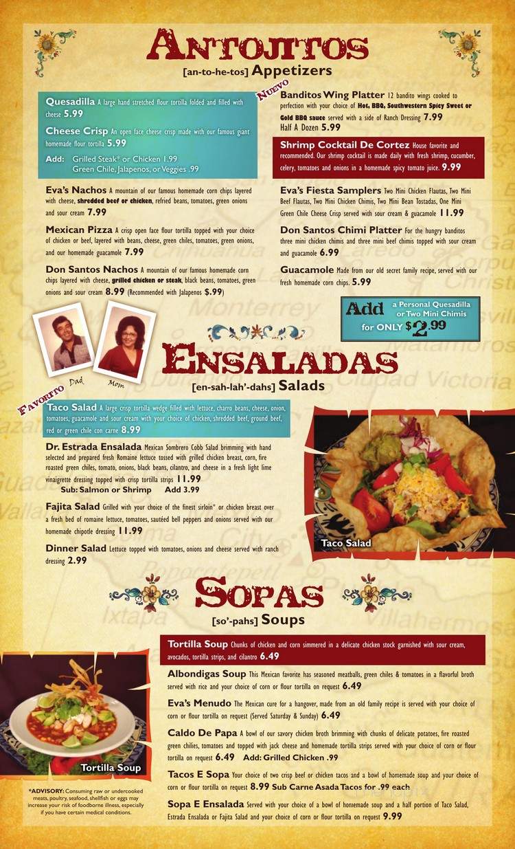 Eva's Mexican Food Restaurant - Casa Grande, AZ