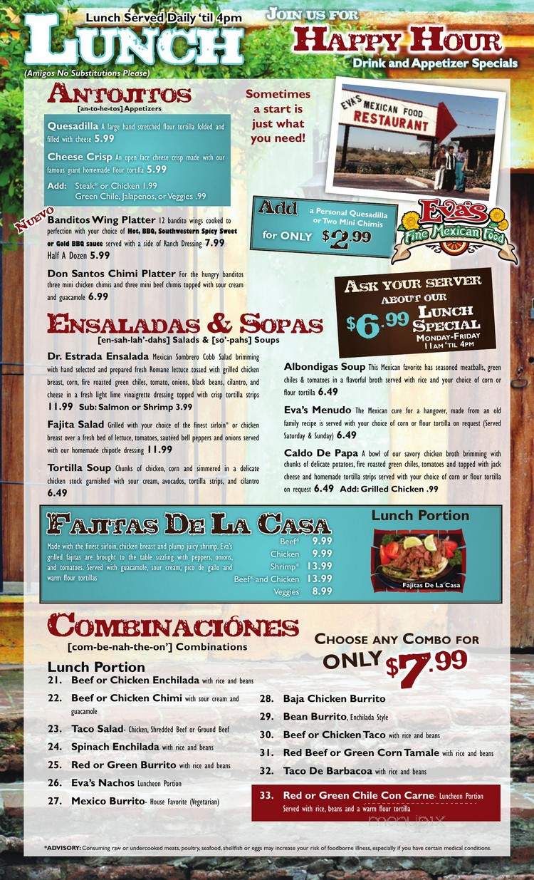 Eva's Mexican Food Restaurant - Casa Grande, AZ