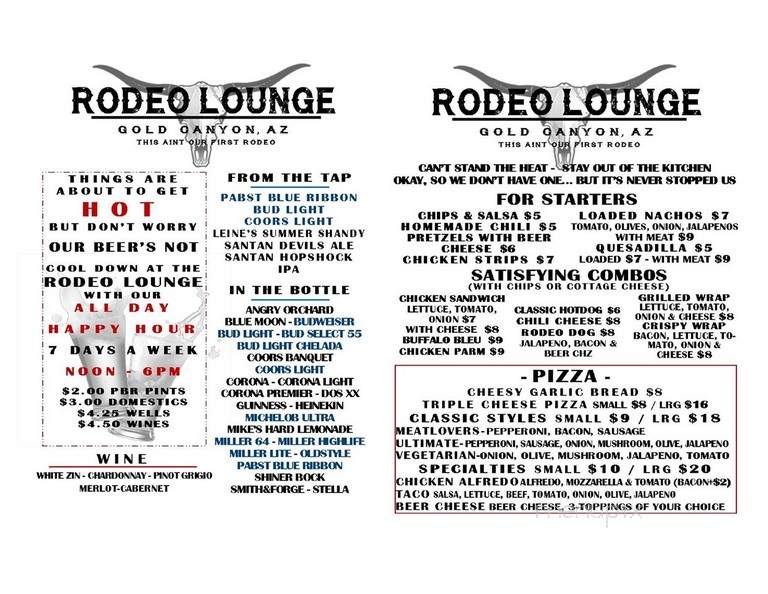 The Rodeo Lounge - Gold Canyon, AZ