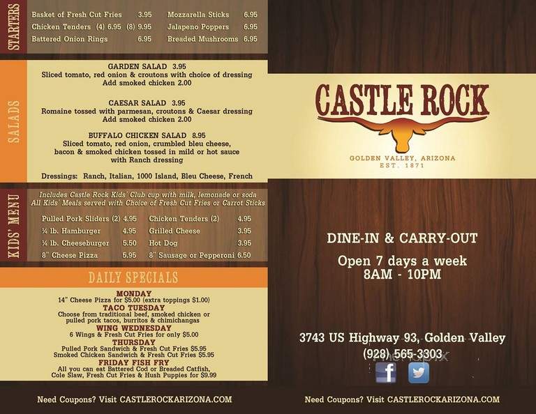 Castle Rock Bar & Grill - Golden Valley, AZ