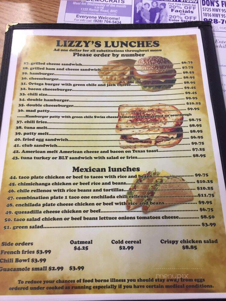 Lizzy's Kitchen - Bullhead City, AZ