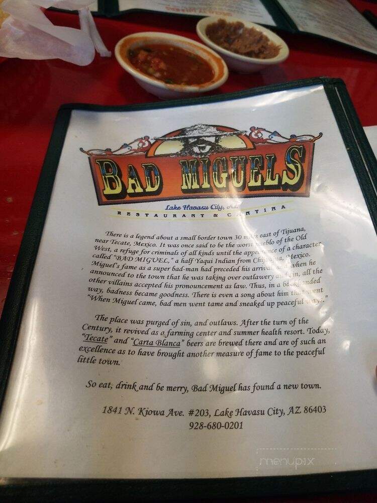 Bad Miguel's - Lake Havasu City, AZ