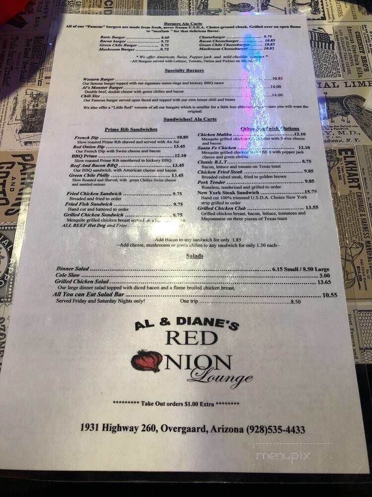 Al & Diane's Red Onion Lounge - Heber, AZ