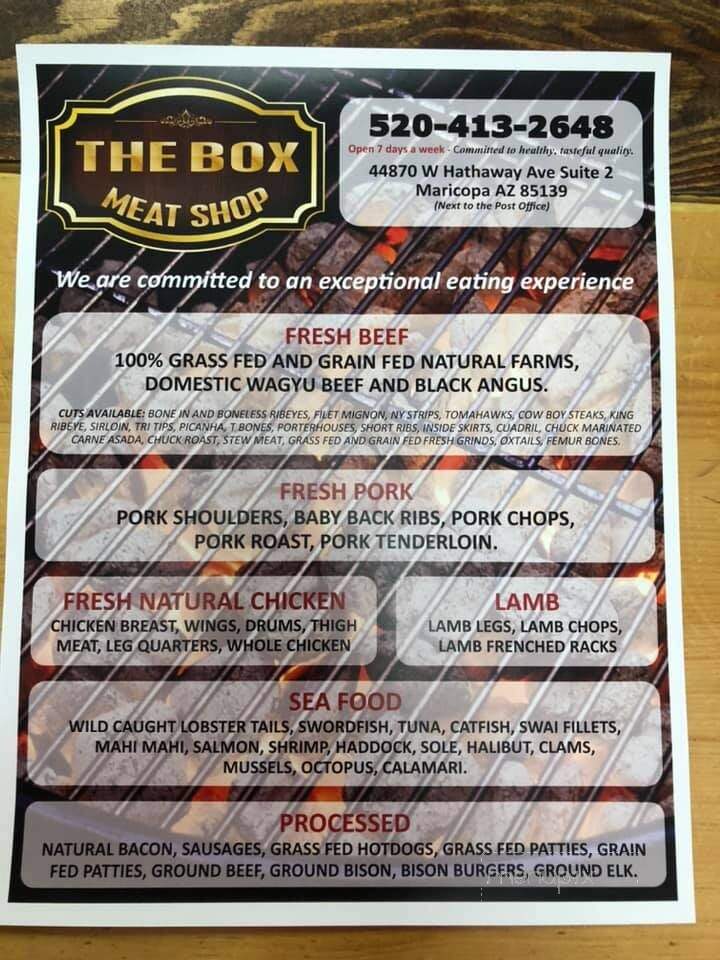 The Box Meat Shop - Maricopa, AZ