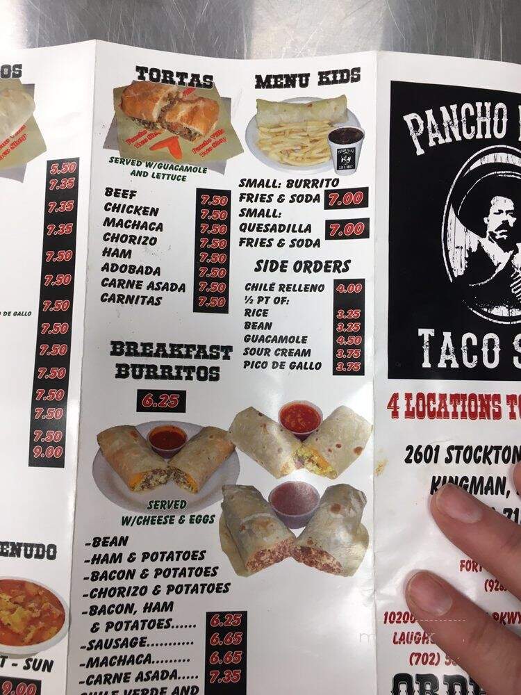 Pancho Villa Taco Shop - Kingman, AZ