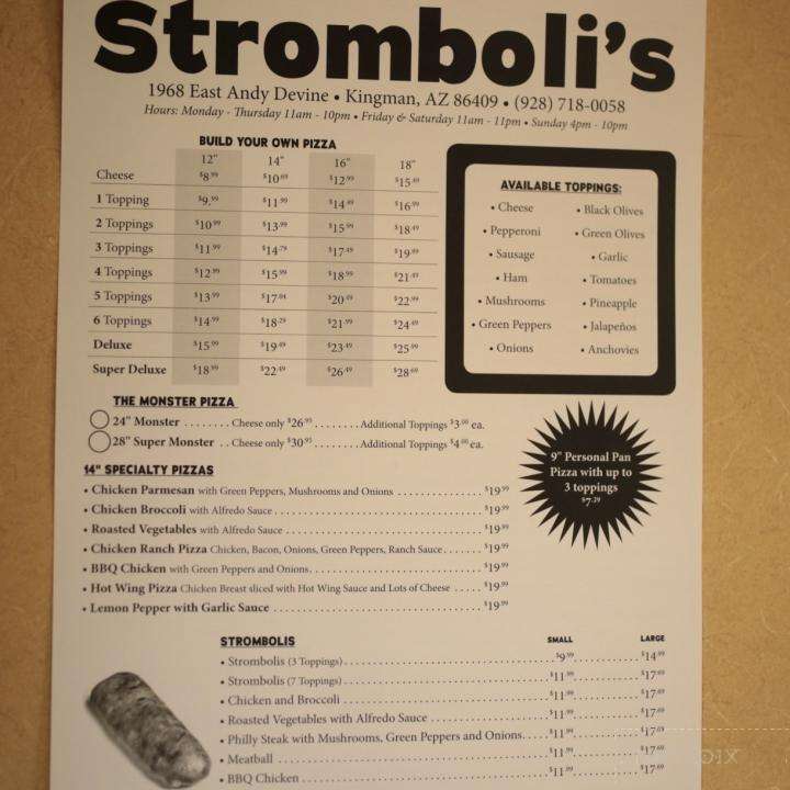 Stromboli's - Kingman, AZ