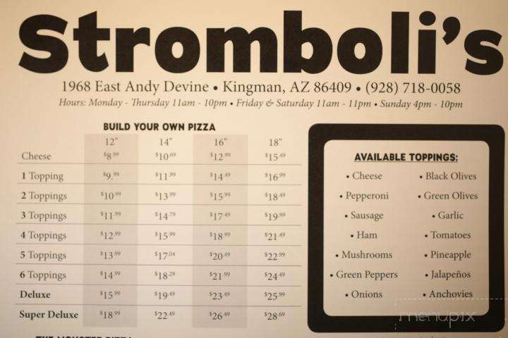 Stromboli's - Kingman, AZ